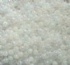 50g 6/0 Milky White Opal Iris Seed Beads